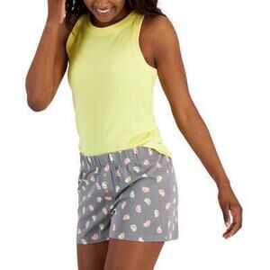 NWT Jenni Women's High-Neck Pajama Tank Top, Yellow, XL